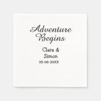 The adventure begins wedding couple name datsimple