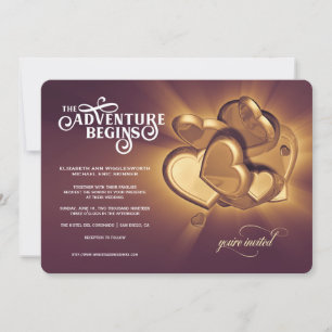The Adventure Begins Wedding Invite (Version 2)