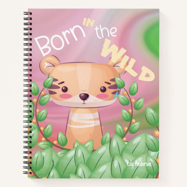 The Adventure Notebook Tiger Cup Name (Front)