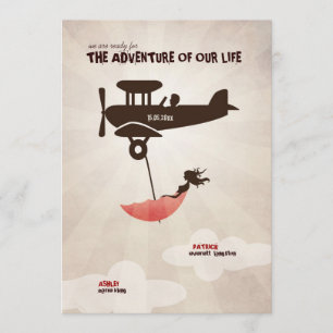 The Adventure of Our Life Wedding Invitation