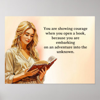 The Adventure of Reading a Book Poster
