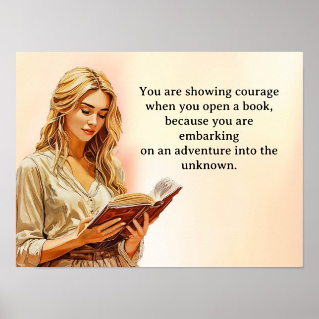 The Adventure of Reading a Book Poster (Front)