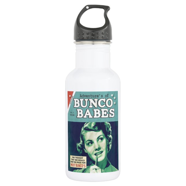 The Adventures of Bunco Babes 532 Ml Water Bottle (Front)