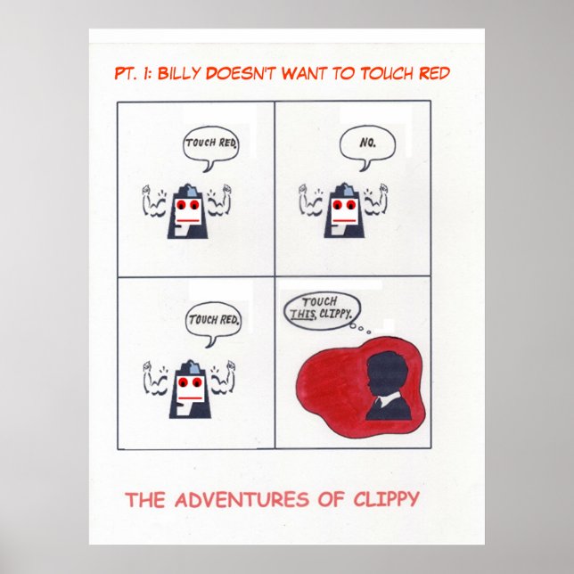 The Adventures of Clippy, Pt. 1 Poster (Front)