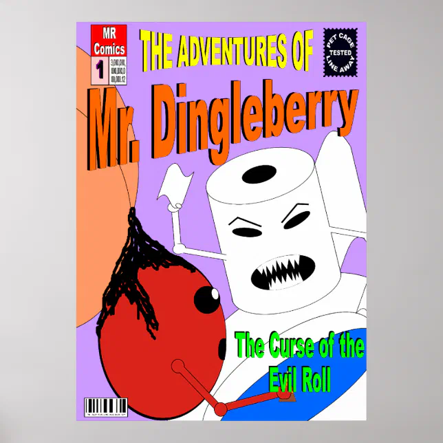 The Adventures of Mr. Dingleberry Poster | Zazzle