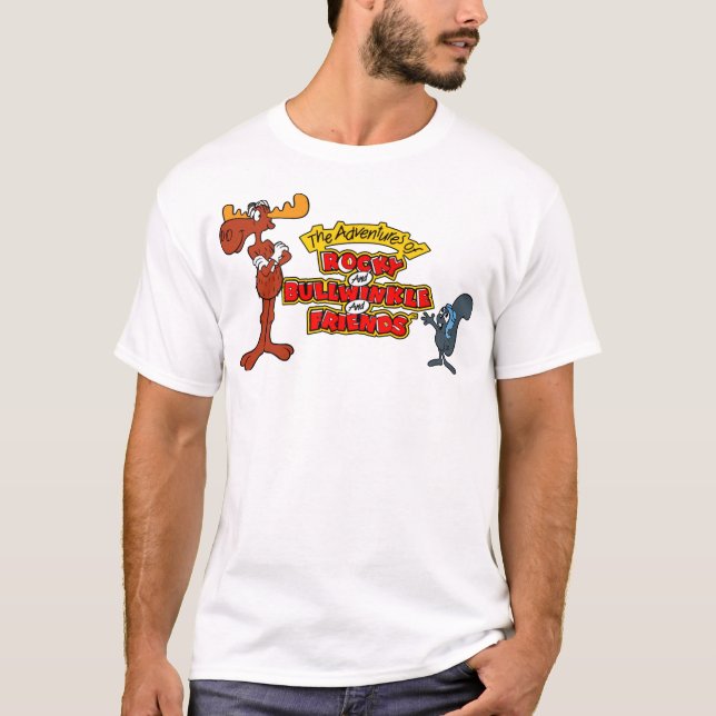 _+the-adventures-of-rocky-and-bullwinkle_+shirt 1 T-Shirt (Front)