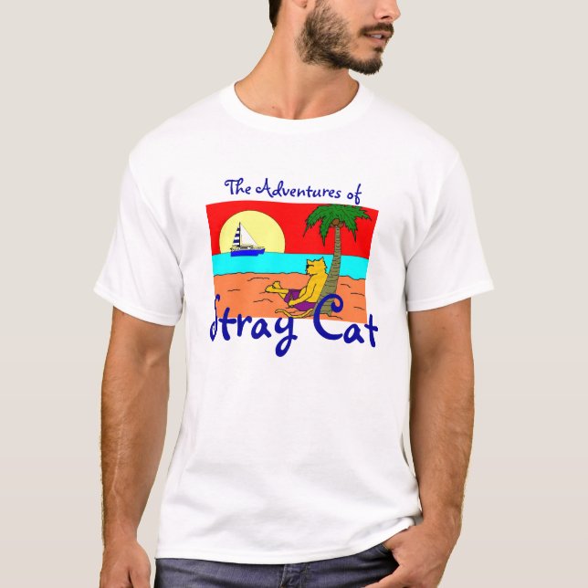 The Adventures of Stray Cat T-Shirt (Front)