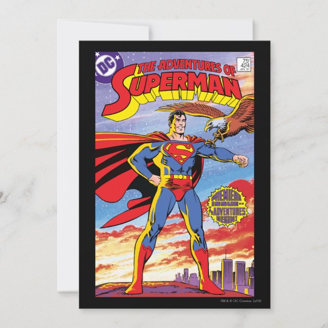 The Adventures of Superman #424 (Front)