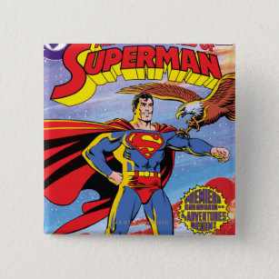The Adventures of Superman #424 15 Cm Square Badge