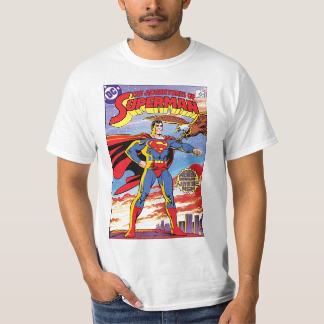 The Adventures of Superman #424 T-Shirt (Front)