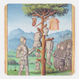 The Aeneid' by Virgil with a commentary by Square Sticker