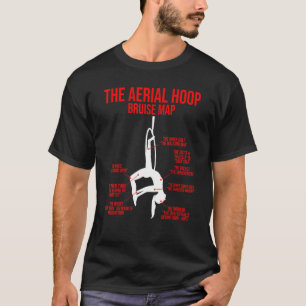 The Aerial Hoop Bruise Map Acrobatics Gymnastics S T-Shirt