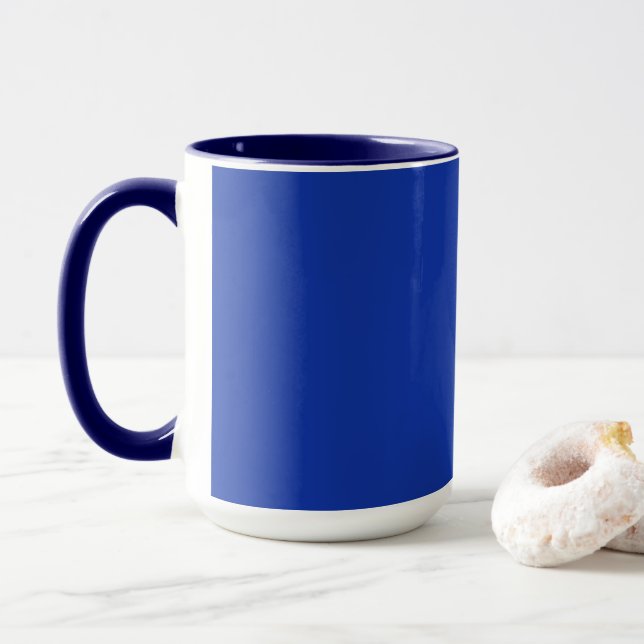 The aesthetic of Egyptian blue Mug (With Donut)