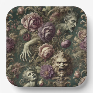 The After Hours Reliquary – Gothic Baroque Paper Plate