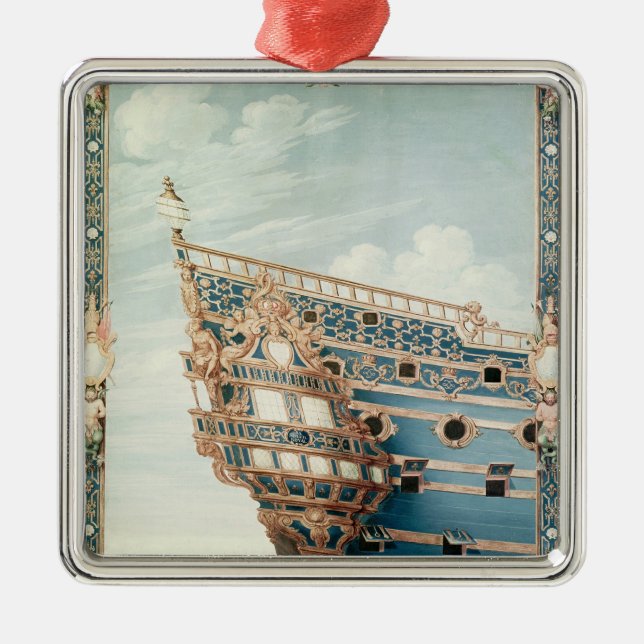 The Aftercastle of 'Le Soleil Royal' Metal Tree Decoration (Front)