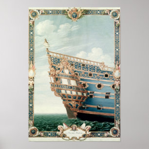 The Aftercastle of 'Le Soleil Royal' Poster