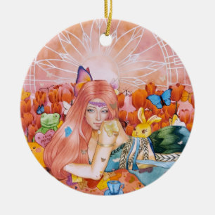The Afternoon Ceramic Tree Decoration