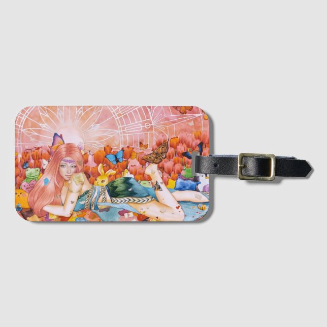 The Afternoon Luggage Tag (Front Horizontal)