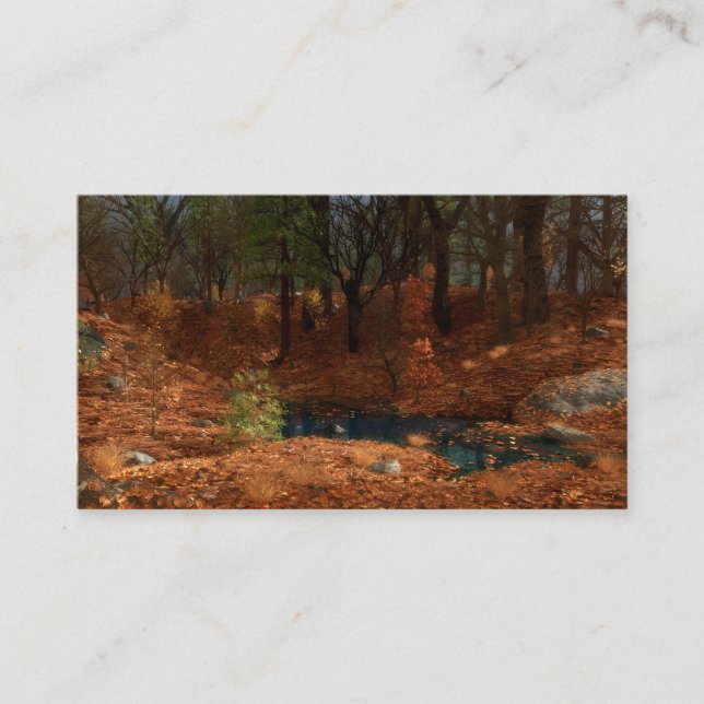 The Afternoon of the Year Bookmarks Business Card (Front)