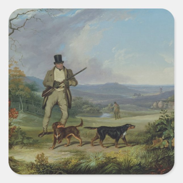 The Afternoon Shoot Square Sticker (Front)