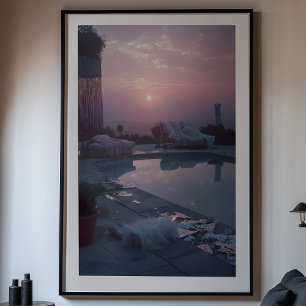 The Afterparty: A Haunting Hollywood Sunset Poster