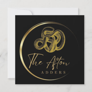 The Afton Adders Card