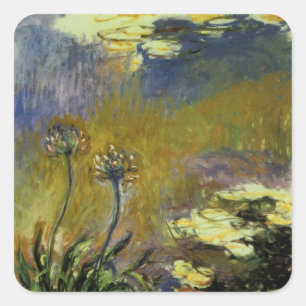 The Agapanthus Square Sticker