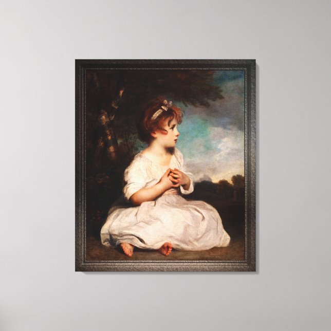 The Age of Innocence by Joshua Reynolds Canvas Print (Front)