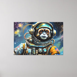 THE AGE OF STEEL-TAMARIN MONKEY 3 CANVAS PRINT