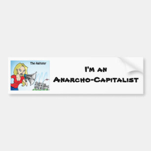 The Agitator Anarcho Bumper Sticker