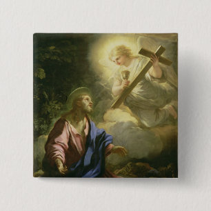 The Agony in the Garden 15 Cm Square Badge