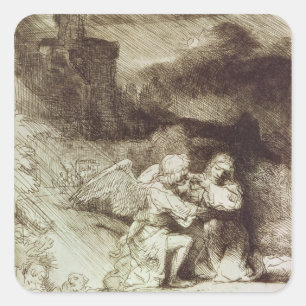 The Agony in the Garden Square Sticker