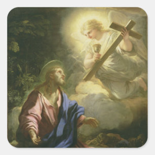 The Agony in the Garden Square Sticker