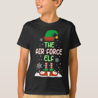 The Air Force Elf Funny Family Matching Christmas