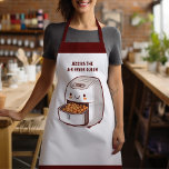 The Air Fryer Queen Apron<br><div class="desc">Turn up the heat in the kitchen with this playful, customisable apron featuring a cute, smiling air fryer that’s ready to serve up crispy goodness! The fun, kawaii-inspired design adds personality to your cooking routine, while the customisable text lets you claim your title as the Air Fryer Queen (or whatever...</div>
