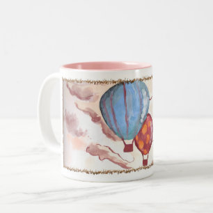 The Air I Breathe by AnyaC Two-Tone Coffee Mug