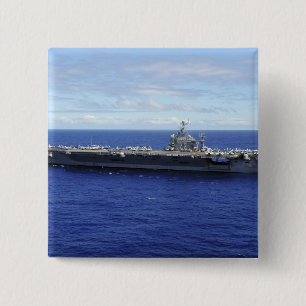 The aircraft carrier USS Abraham Lincoln 2 15 Cm Square Badge