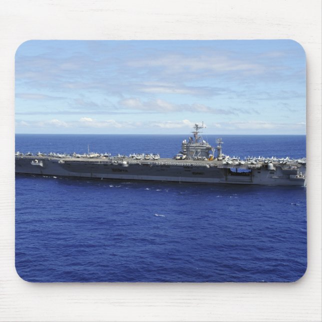 The aircraft carrier USS Abraham Lincoln 2 Mouse Mat (Front)