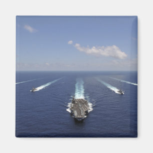 The aircraft carrier USS Abraham Lincoln Magnet