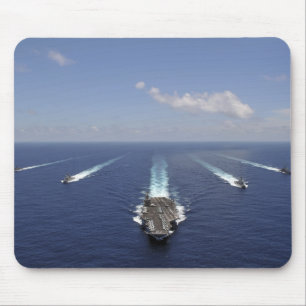The aircraft carrier USS Abraham Lincoln Mouse Mat
