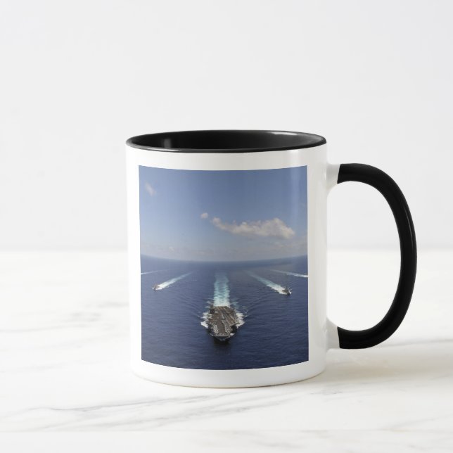The aircraft carrier USS Abraham Lincoln Mug (Right)