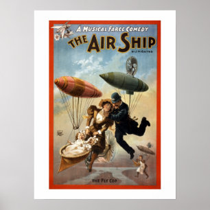 The Airship Vintage Theatre Poster. Poster
