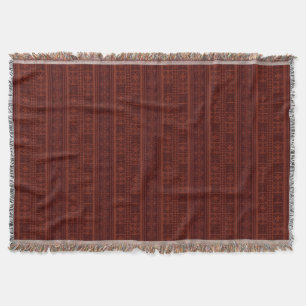 The Al-Andalus Ruby Tapestry Throw Blanket