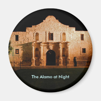 The Alamo at Night Magnet