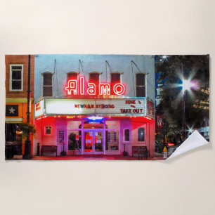 THE ALAMO Beach Towel