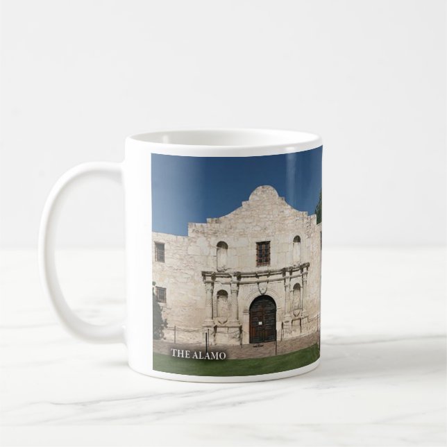 The Alamo Historical Mug (Left)