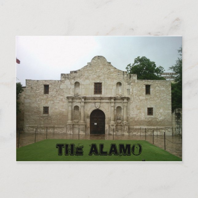 The Alamo - Postcard (Front)
