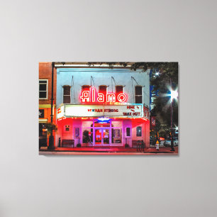 THE ALAMO Stretched Canvas Art