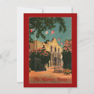 The Alamo Vintage Texas Invitation