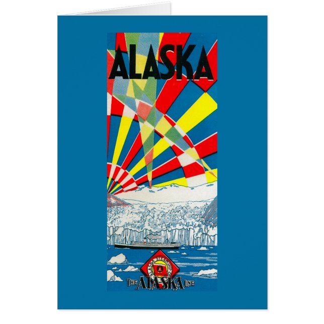 The Alaska Line Steamship Poster (Front)